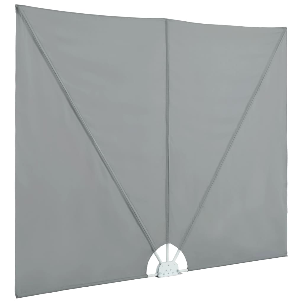 Kokoontaittuva terassin sivumarkiisi harmaa 300x150 cm - Sisustajankoti.fi