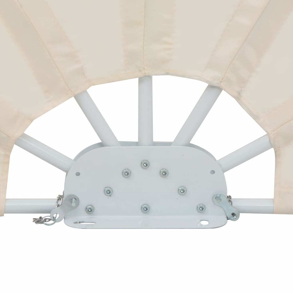 Kokoontaittuva terassin sivumarkiisi kerma 160 cm - Sisustajankoti.fi