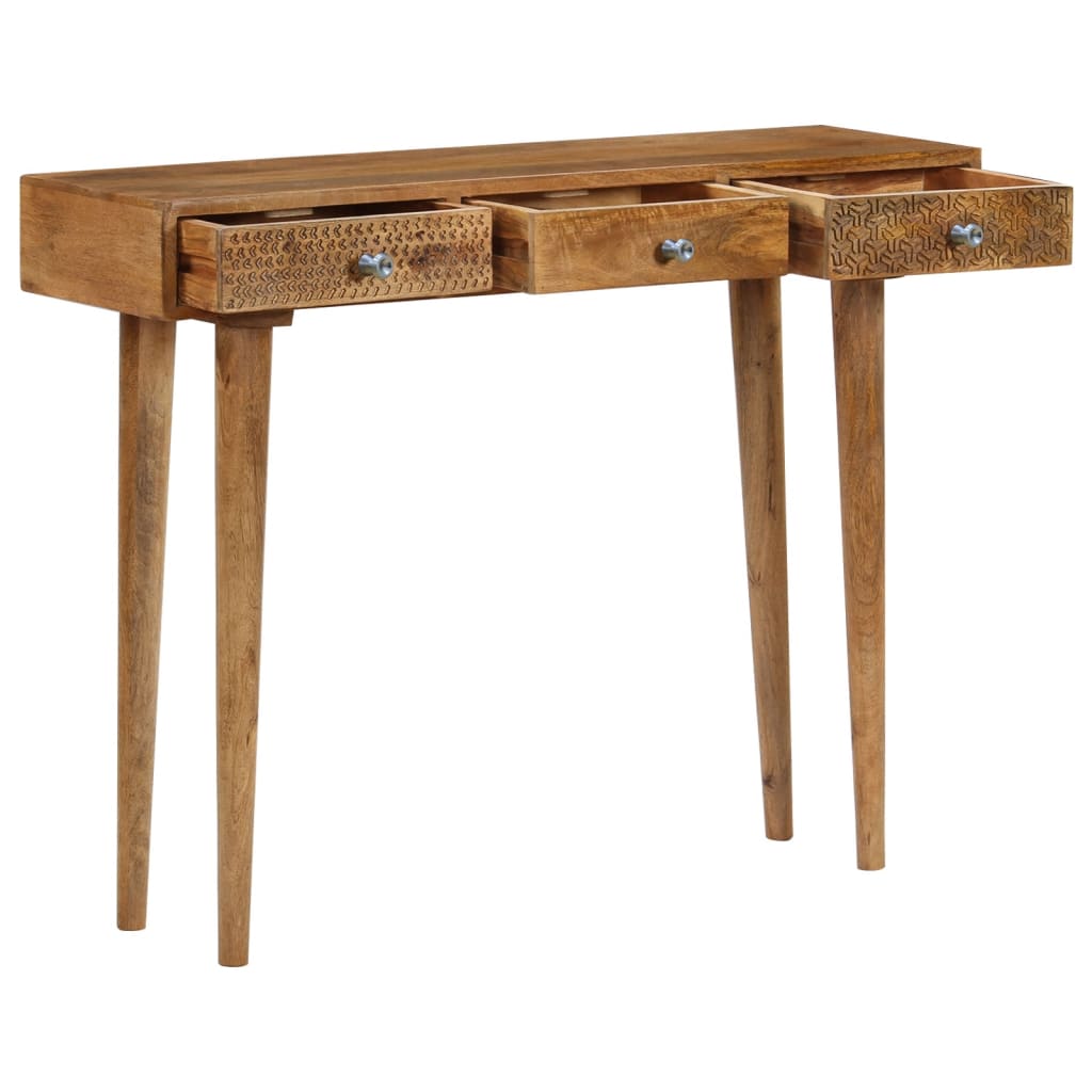 Konsolipöytä mangopuu 102x30x79 cm - Sisustajankoti.fi
