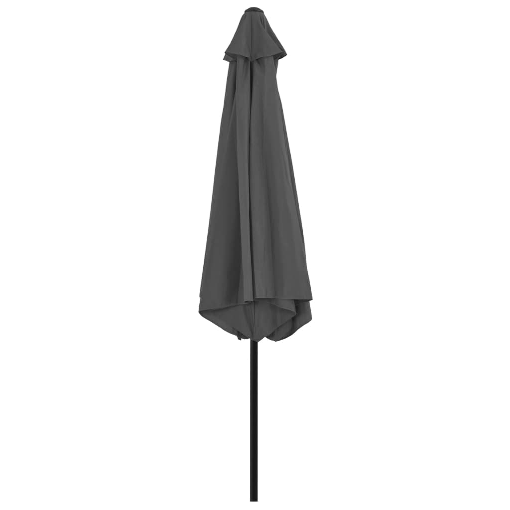 Aurinkovarjo metallirunko 300 cm antrasiitti - Sisustajankoti.fi