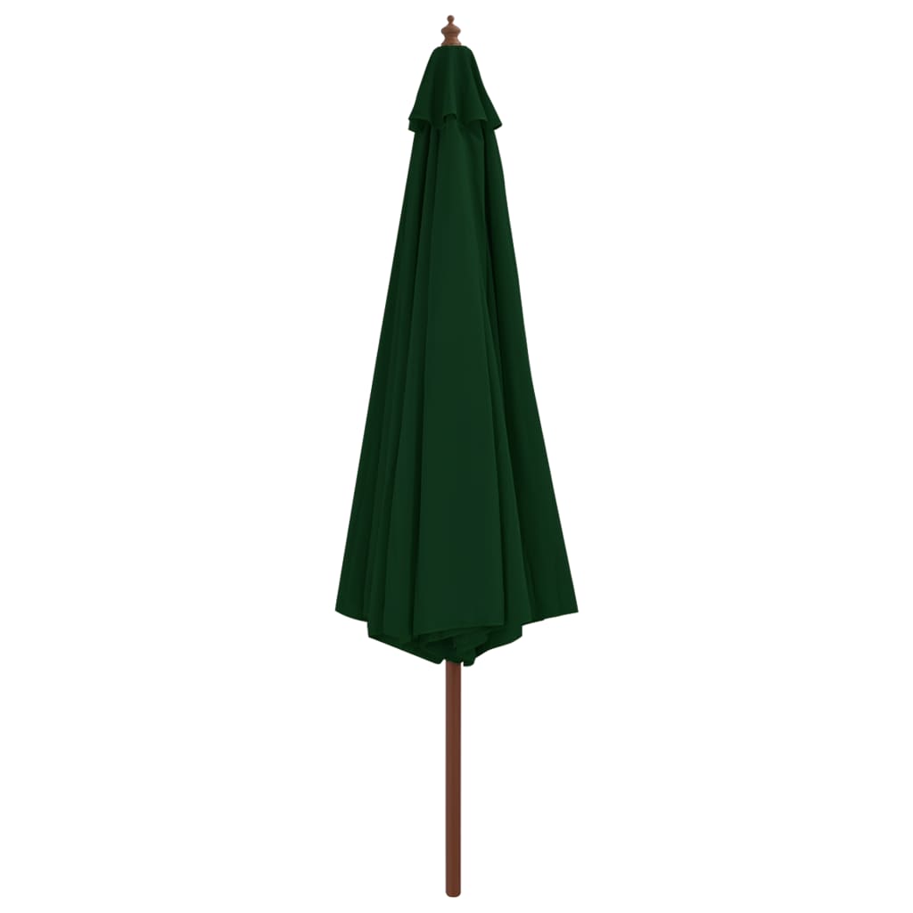 Aurinkovarjo puurunko 350 cm vihreä - Sisustajankoti.fi