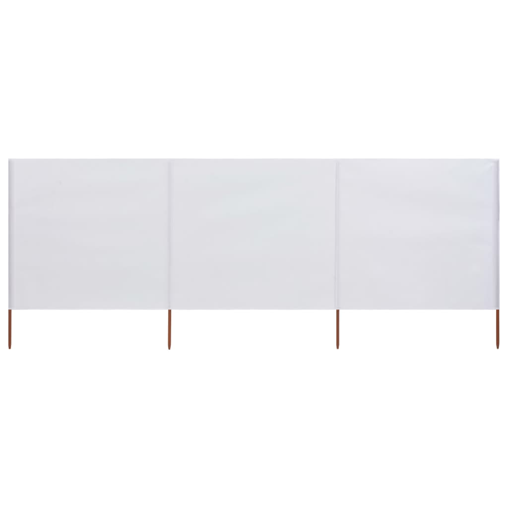 Tuulensuojakangas 3 paneelilla 400 x 120 cm valkoinen - Sisustajankoti.fi