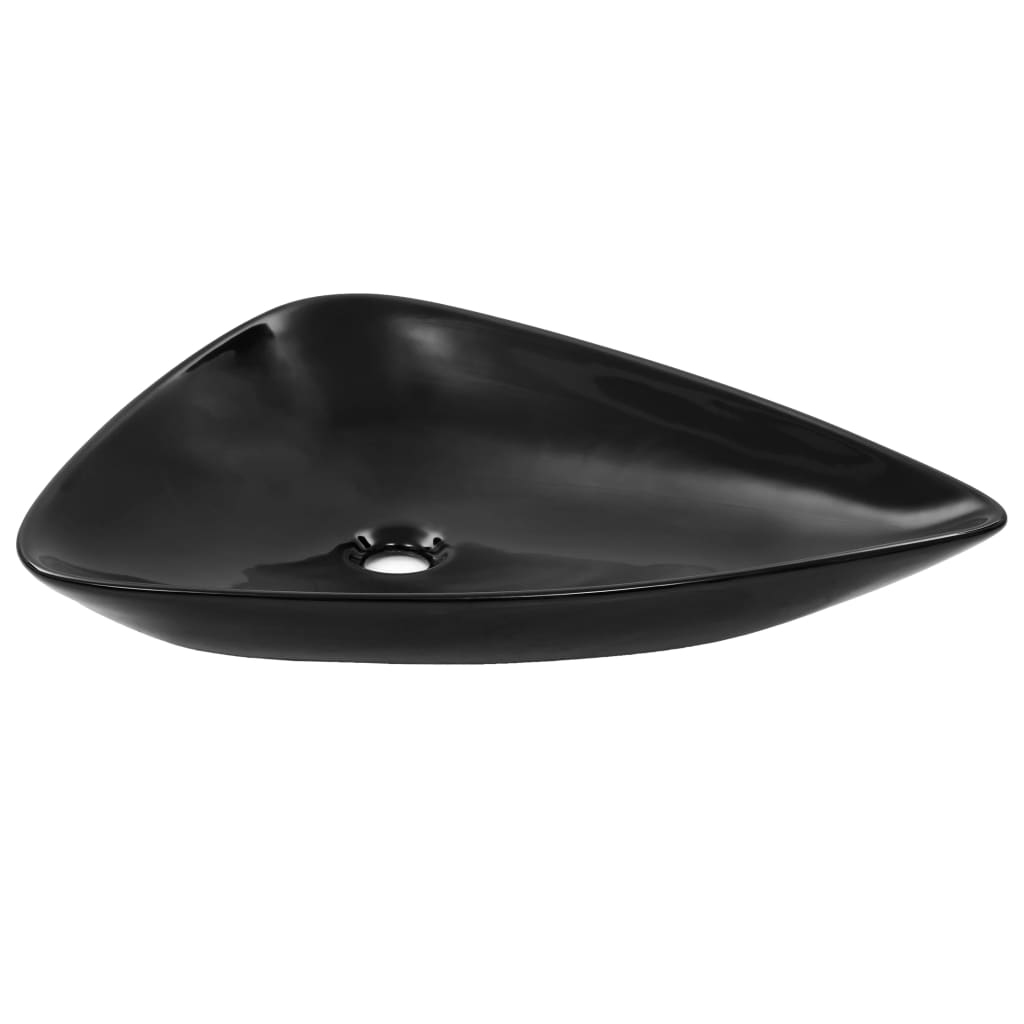 Pesuallas keraaminen kolmionmuotoinen 645x455x115 mm musta - Sisustajankoti.fi