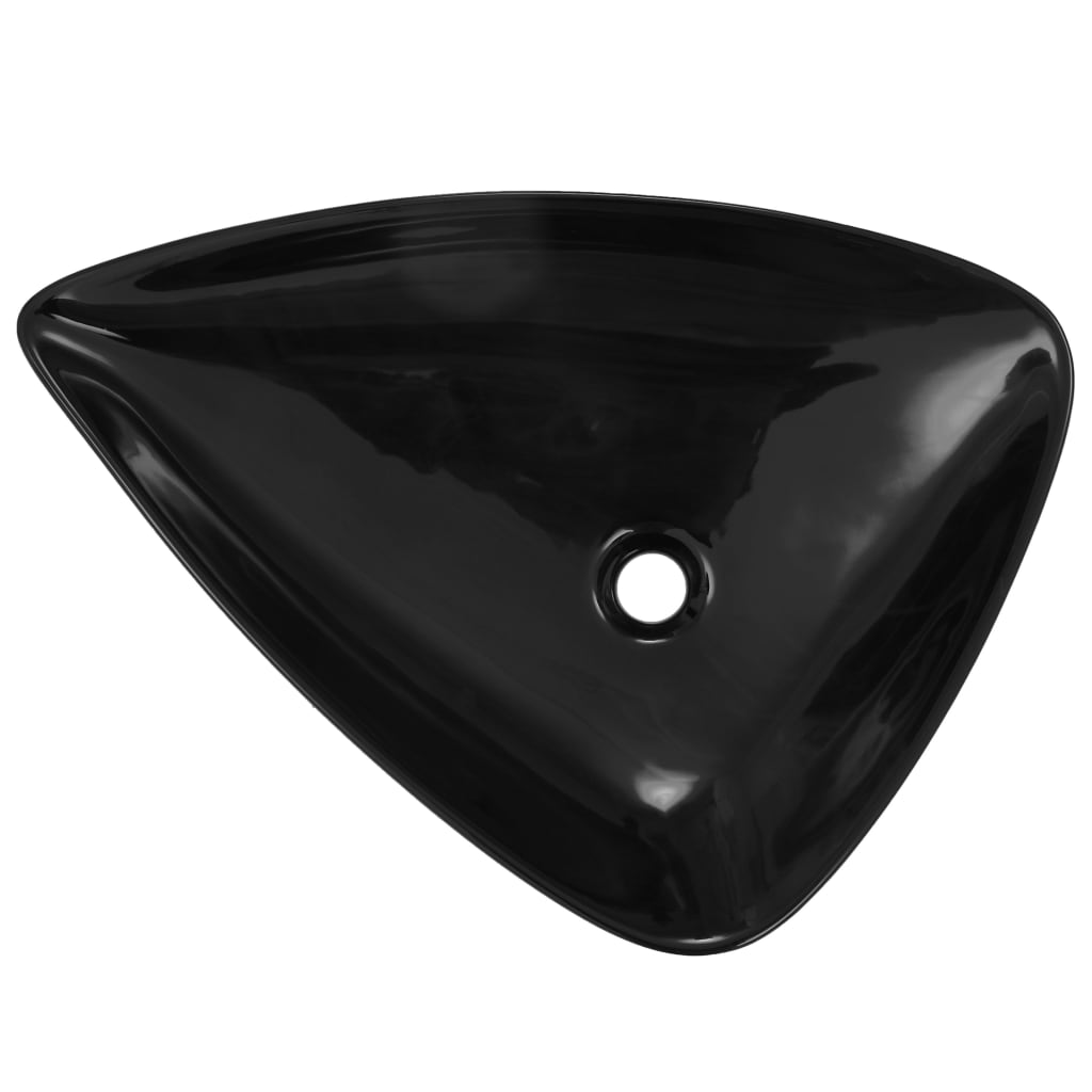 Pesuallas keraaminen kolmionmuotoinen 645x455x115 mm musta - Sisustajankoti.fi
