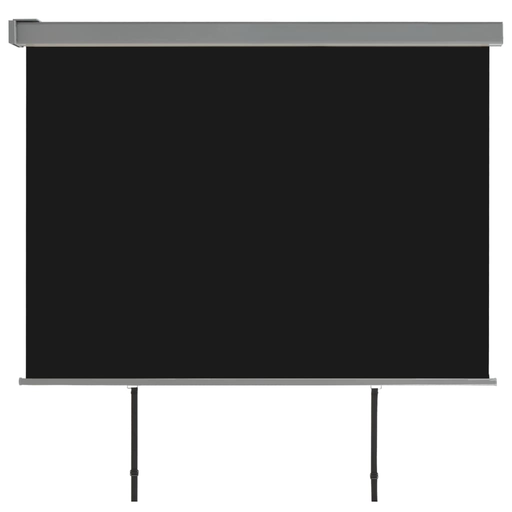 Parvekkeen sivumarkiisi monitoimintoinen 180x200 cm musta - Sisustajankoti.fi