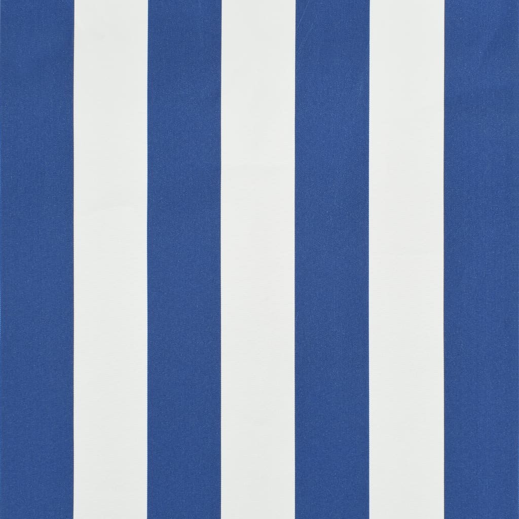 Bistromarkiisi 400 x 120 cm sininen ja valkoinen - Sisustajankoti.fi