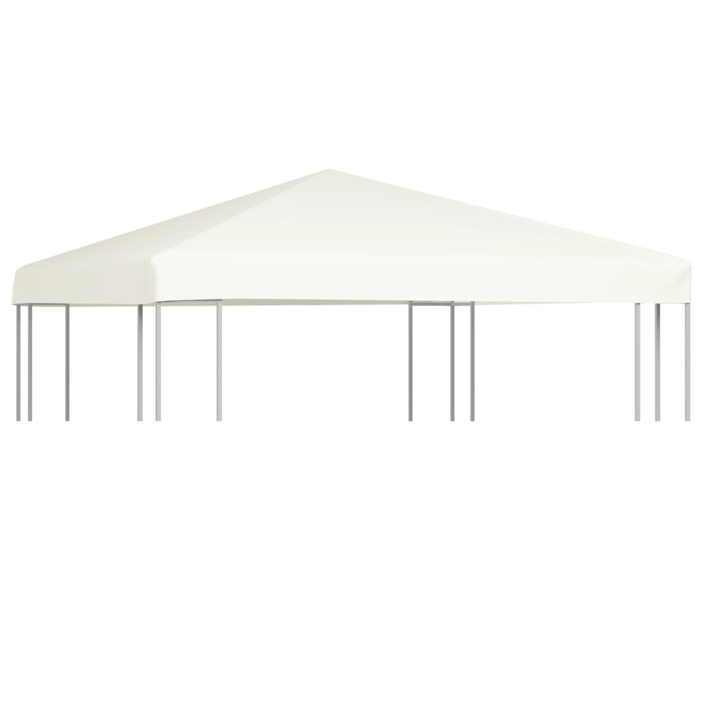 Huvimajan katto 310 g / m² 3x3 m kermanvalkoinen - Sisustajankoti.fi