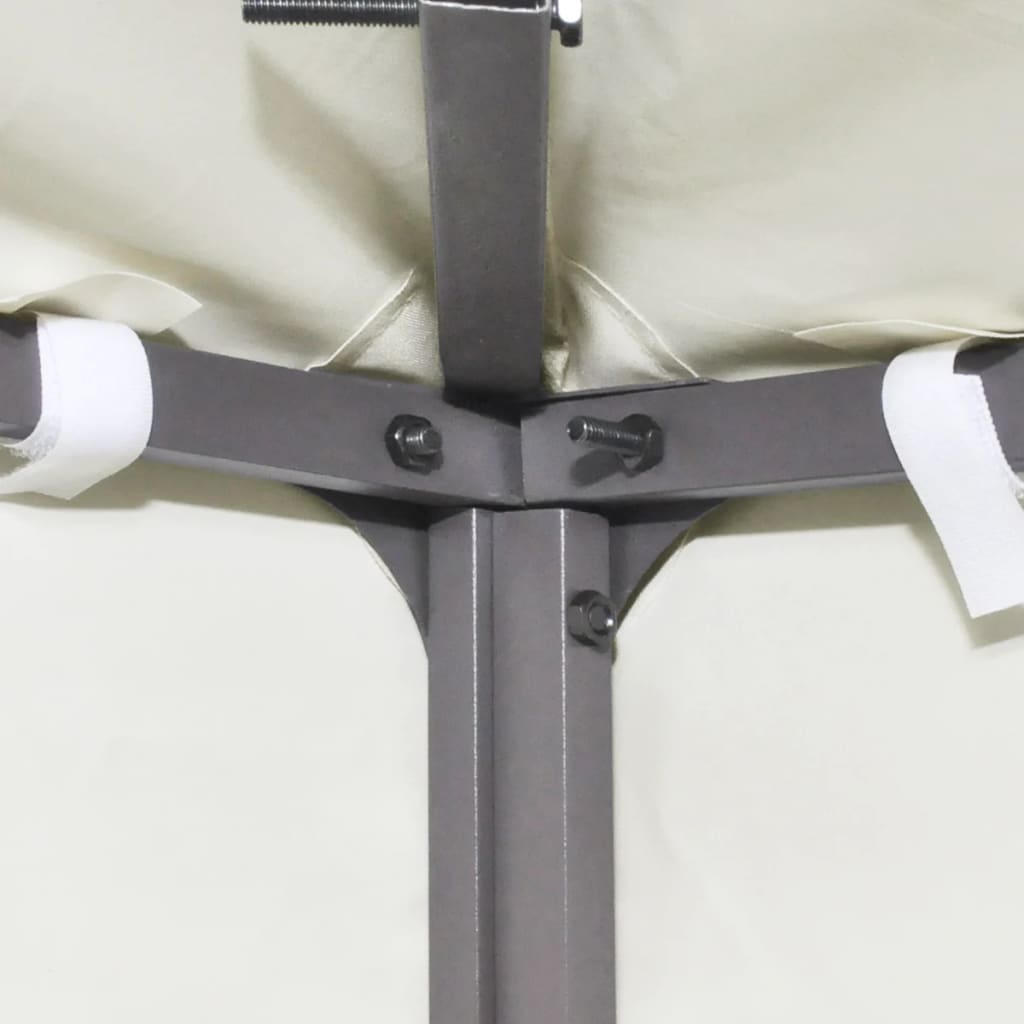 Huvimajan katto 310 g / m² 3x3 m kermanvalkoinen - Sisustajankoti.fi