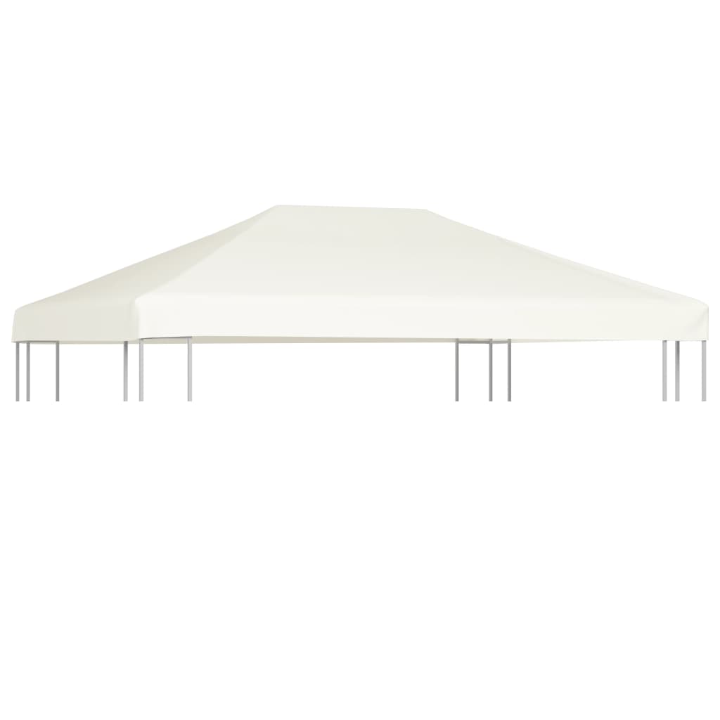 Huvimajan katto 310 g/m² 4x3 m kermanvalkoinen - Sisustajankoti.fi