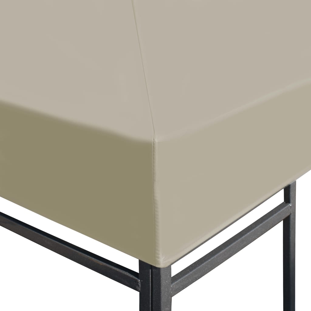 Huvimajan katto 310 g/m² 4x3 m beige - Sisustajankoti.fi