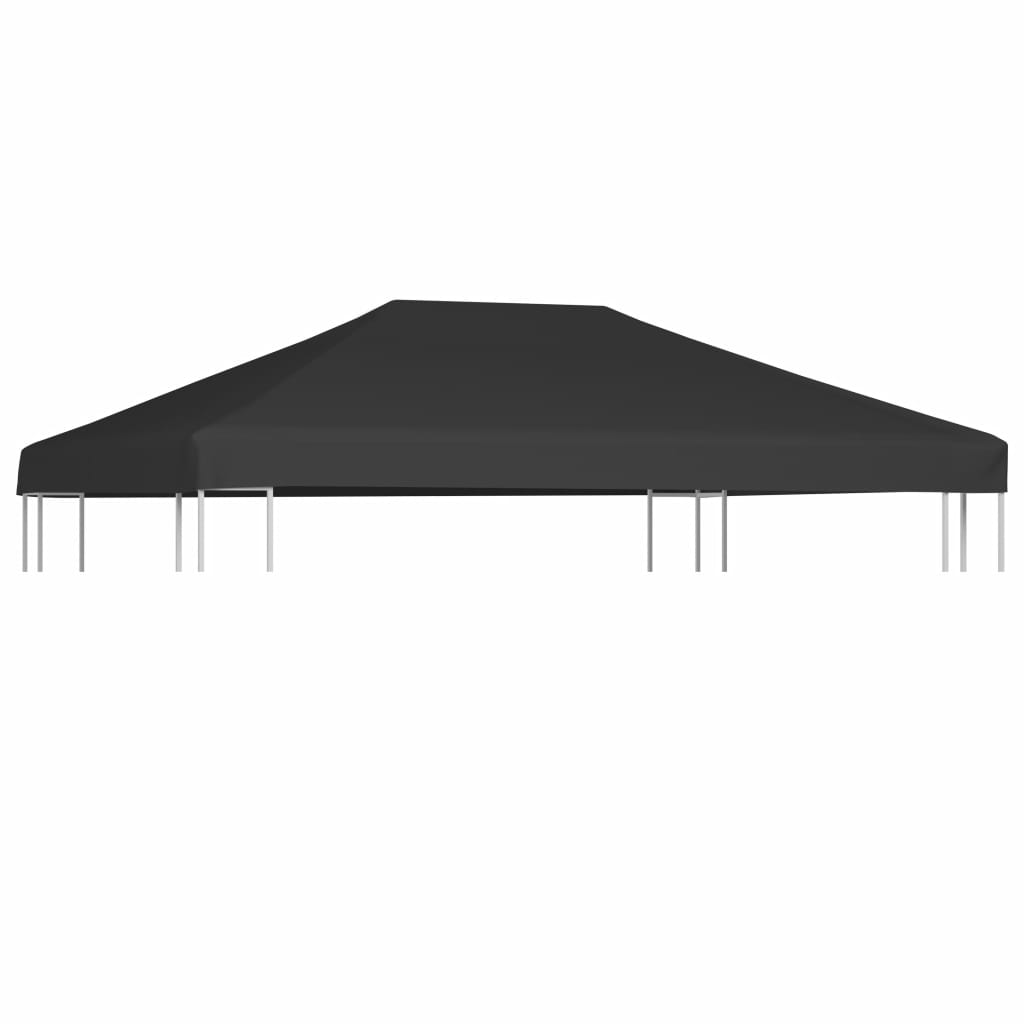 Huvimajan katto 310 g/m² 4x3 m harmaa - Sisustajankoti.fi