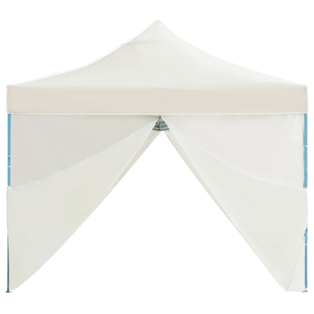 Kokoontaitettava pop-up juhlateltta 8 sivuseinää 3x9 m kerma - Sisustajankoti.fi