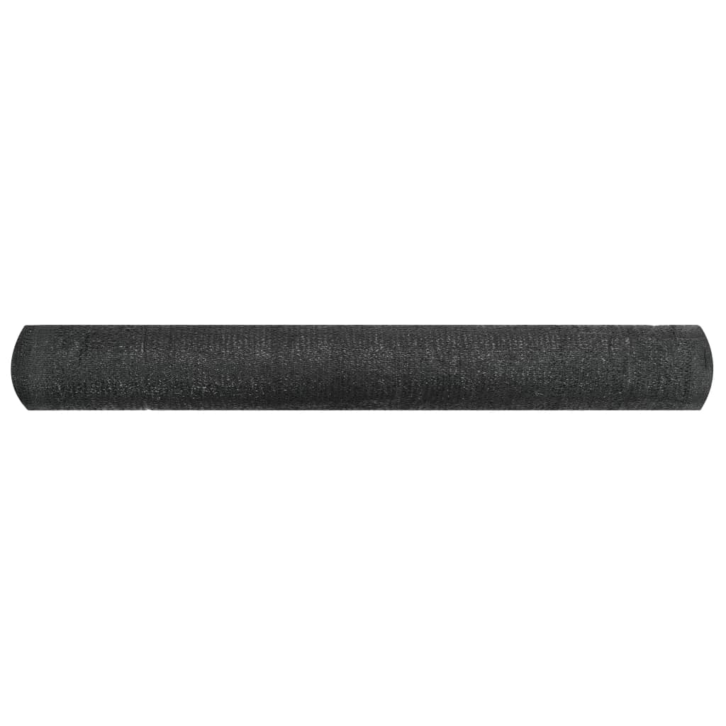 Näkösuoja HDPE 1x25 m musta - Sisustajankoti.fi