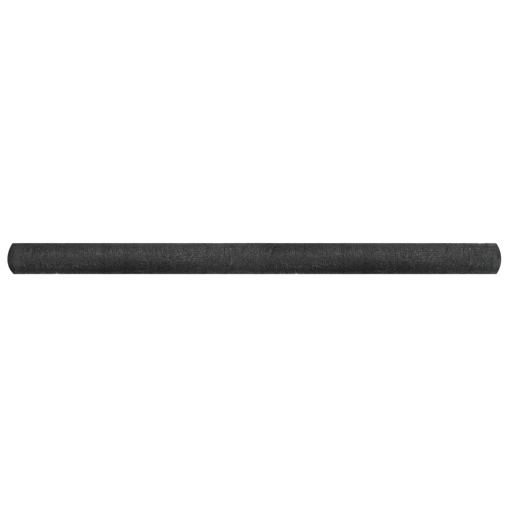 Näkösuoja HDPE 2x25 m musta - Sisustajankoti.fi
