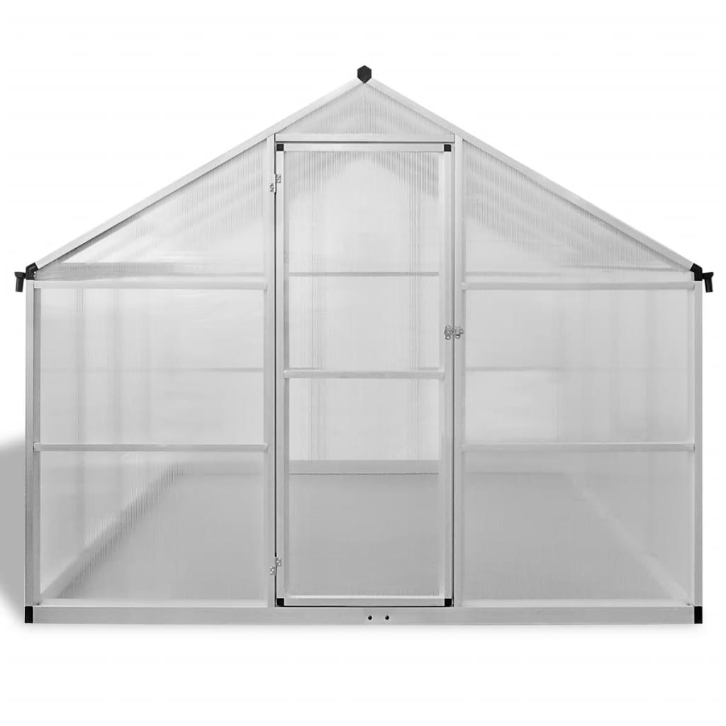 Kasvihuone alumiini 481x250x195 cm 23,44 m³ - Sisustajankoti.fi