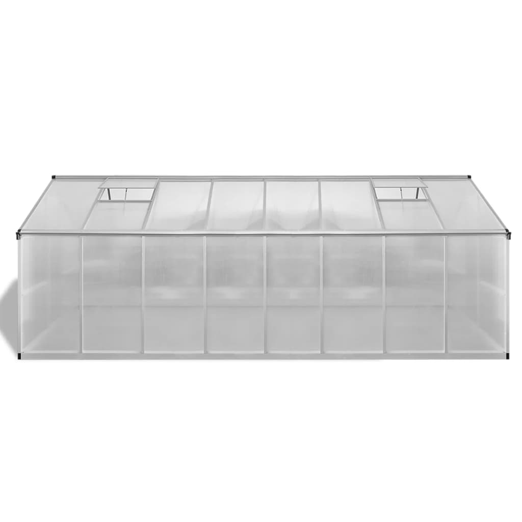 Kasvihuone alumiini 481x250x195 cm 23,44 m³ - Sisustajankoti.fi