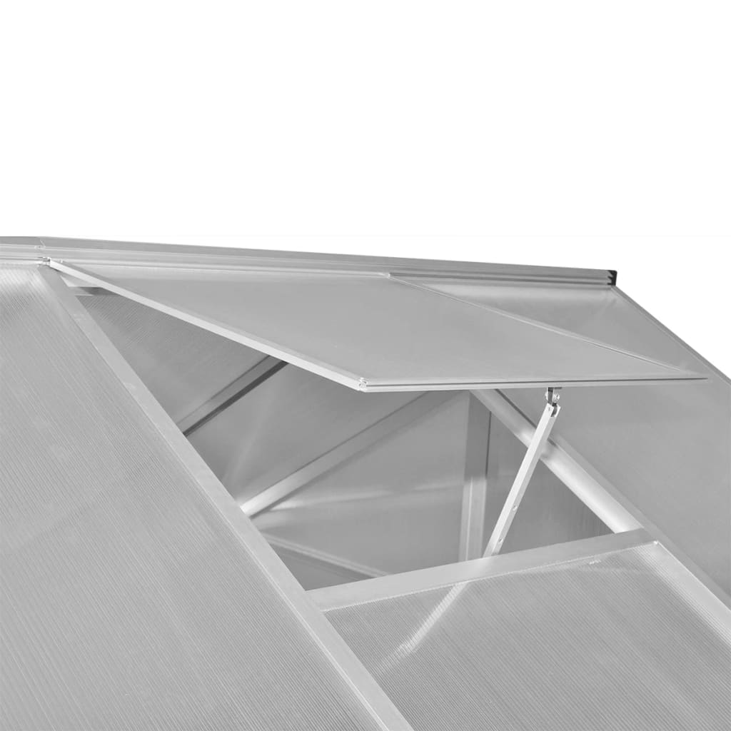 Kasvihuone alumiini 481x250x195 cm 23,44 m³ - Sisustajankoti.fi