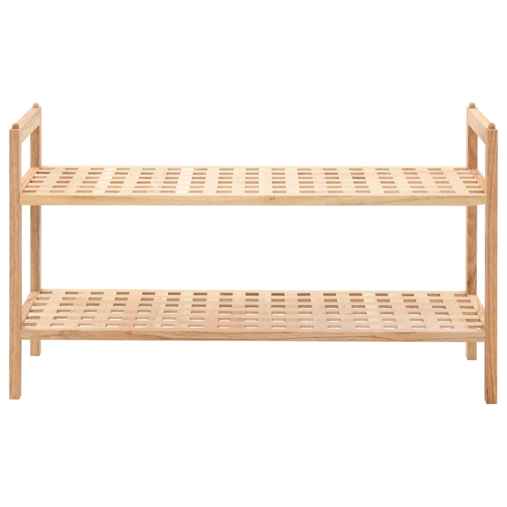 Kenkäteline kiinteä pähkinäpuu 69x26x40 cm - Sisustajankoti.fi