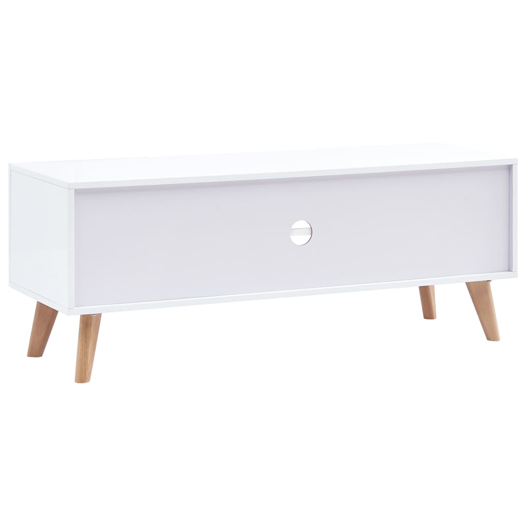 TV-taso 120x40x46 cm MDF valkoinen - Sisustajankoti.fi