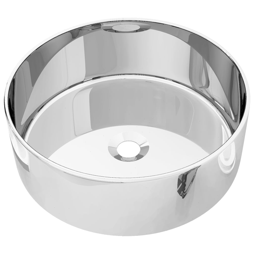 Pesuallas 40x15 cm keraaminen hopea - Sisustajankoti.fi
