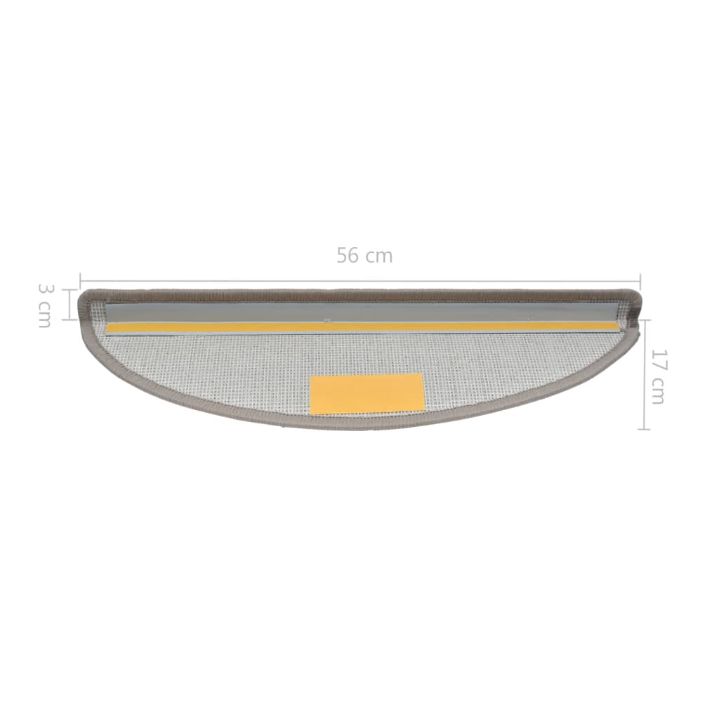 Porrasmatot 15 kpl ruskeanharmaa 56 x 17 x 3 cm - Sisustajankoti.fi