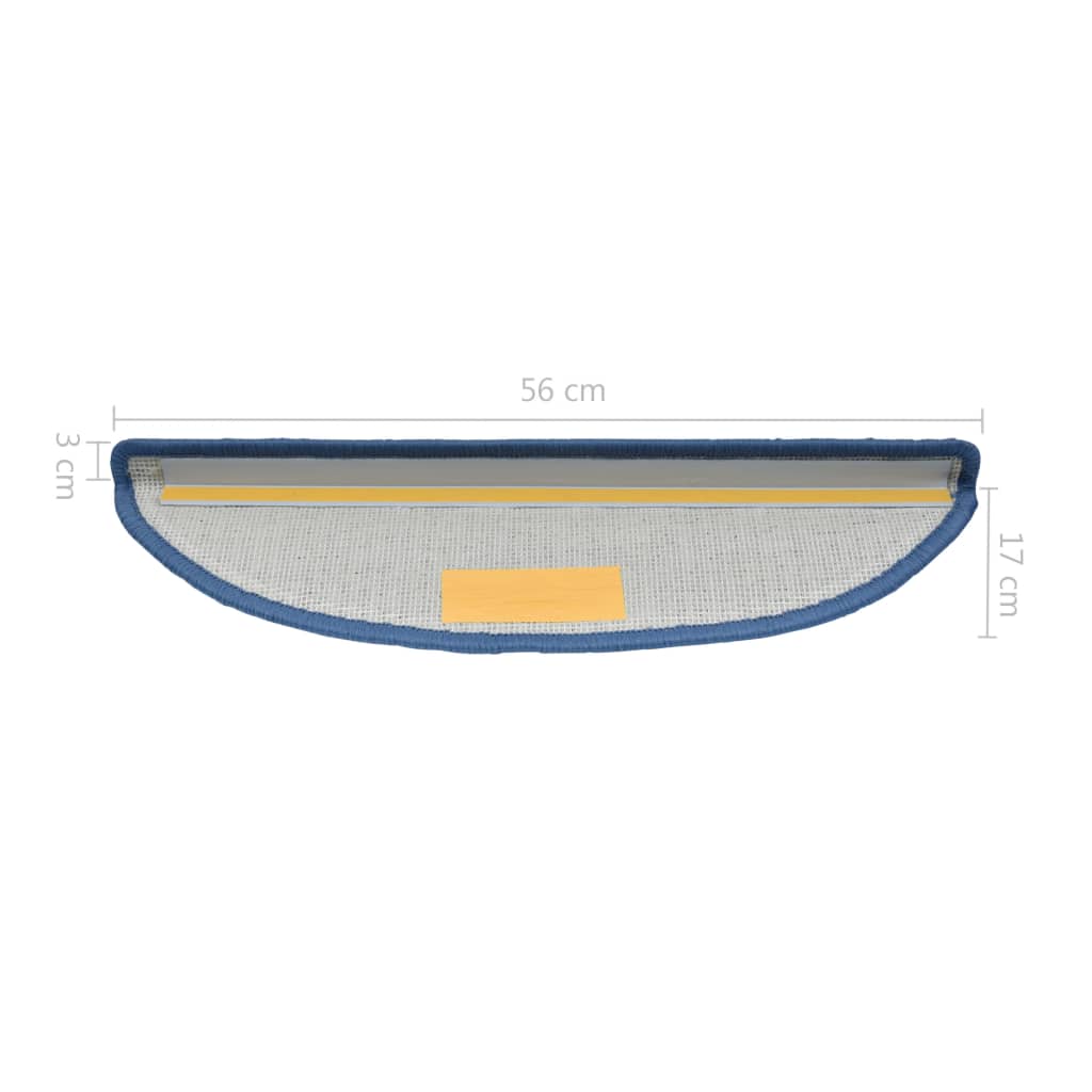 Porrasmatot 15 kpl sininen 56 x 17 x 3 cm - Sisustajankoti.fi