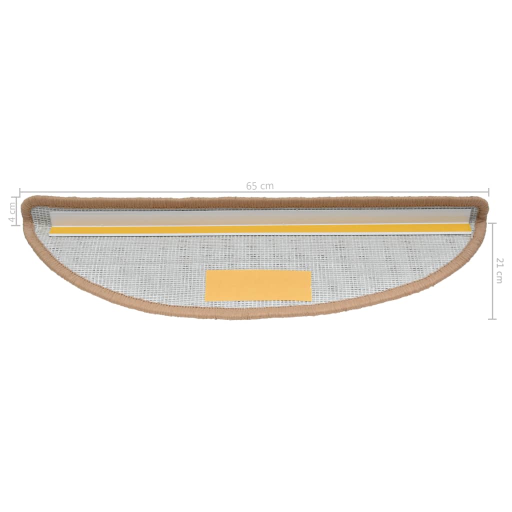 Porrasmatot 15 kpl 65x25 cm beige - Sisustajankoti.fi