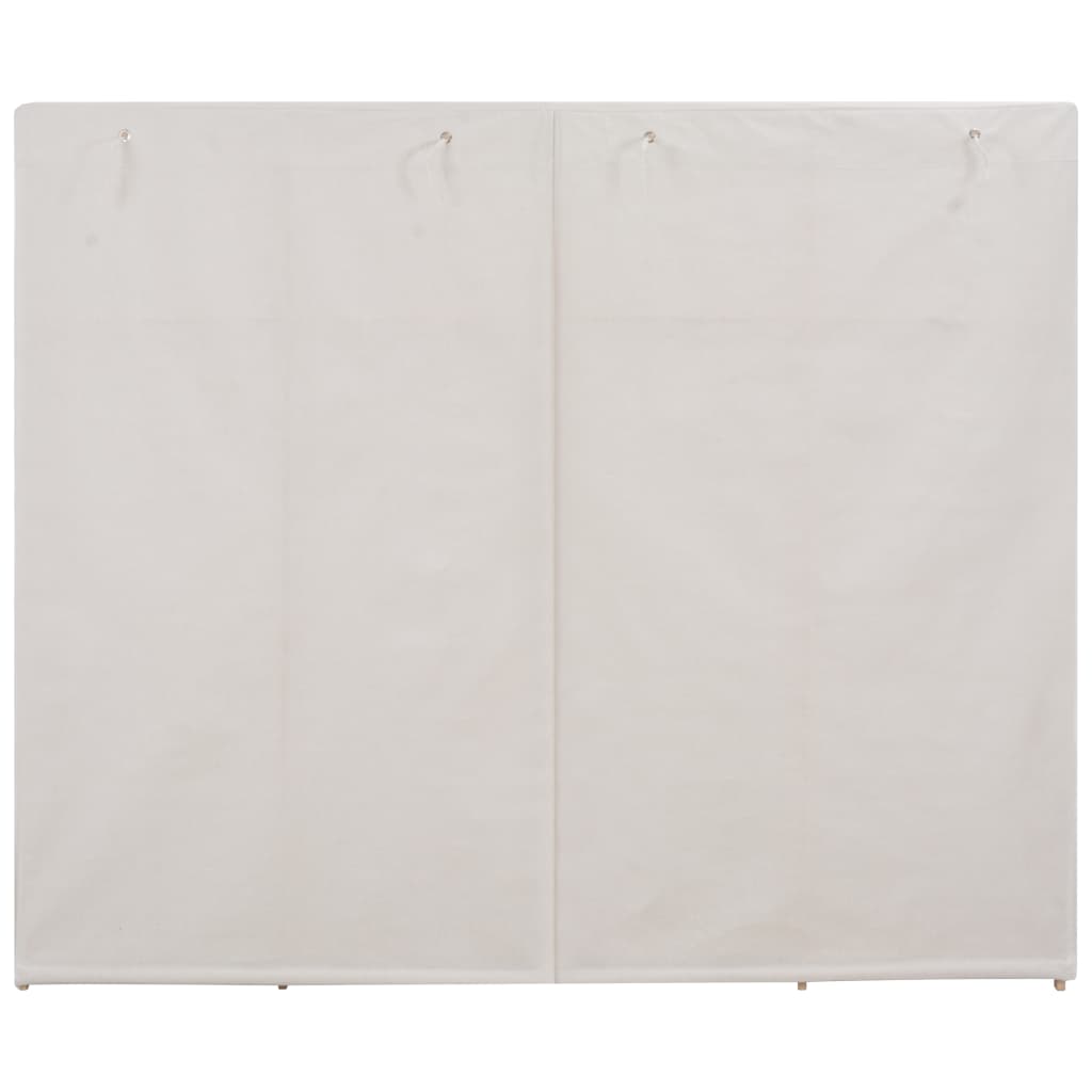 Vaatekaappi valkoinen 200x40x170 cm kangas - Sisustajankoti.fi