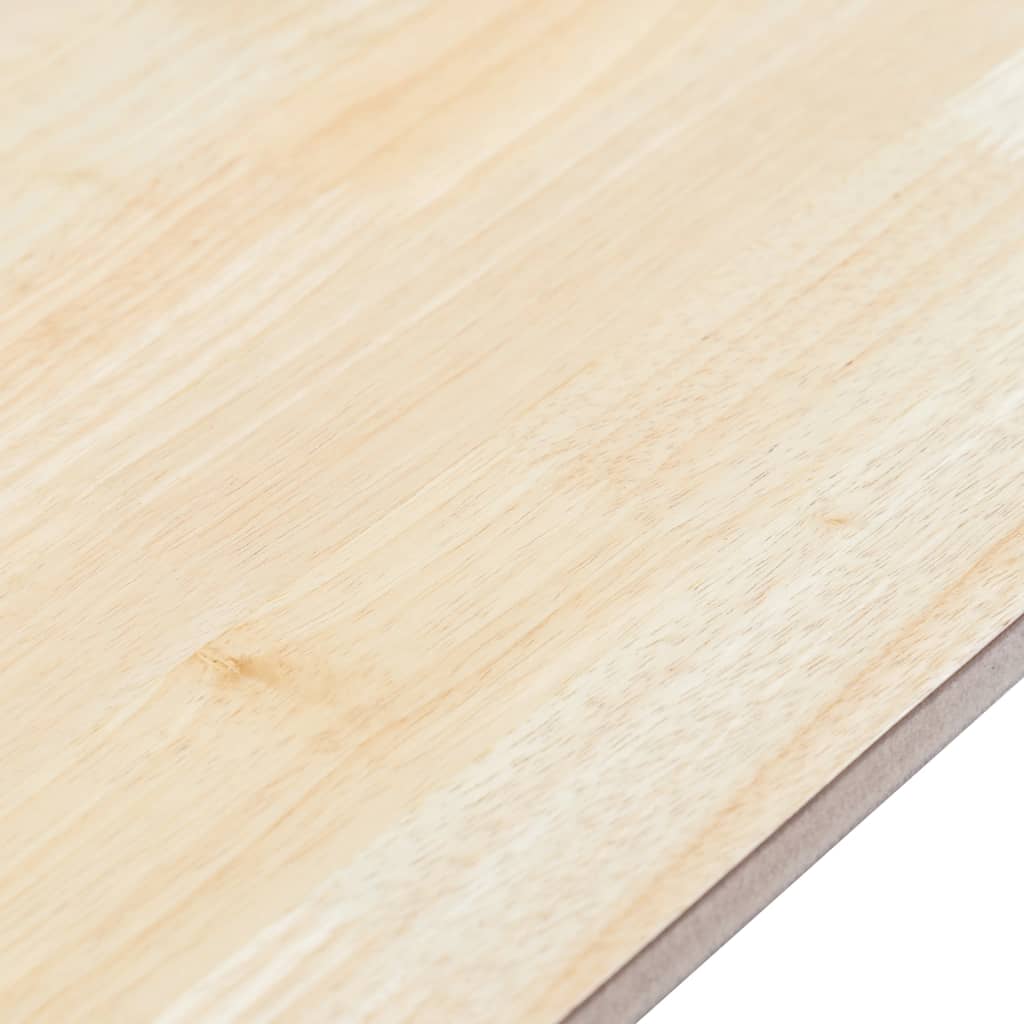 Ruokapöytä valkoinen ja ruskea 114x71x75 cm kumipuu - Sisustajankoti.fi