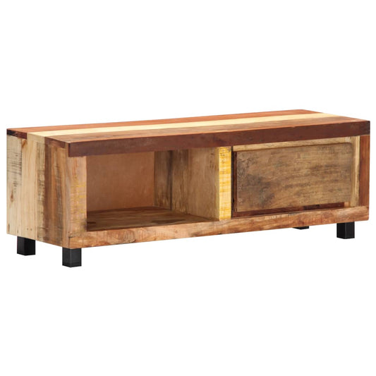 TV-taso 100x30x33 cm täysi kierrätetty puu - Sisustajankoti.fi