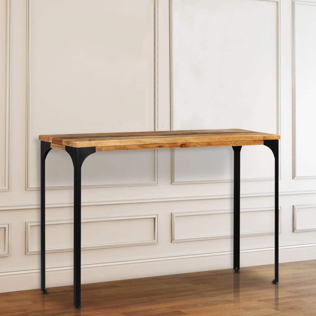 Sivupöytä 120x35x76 cm kierrätetty puu - Sisustajankoti.fi