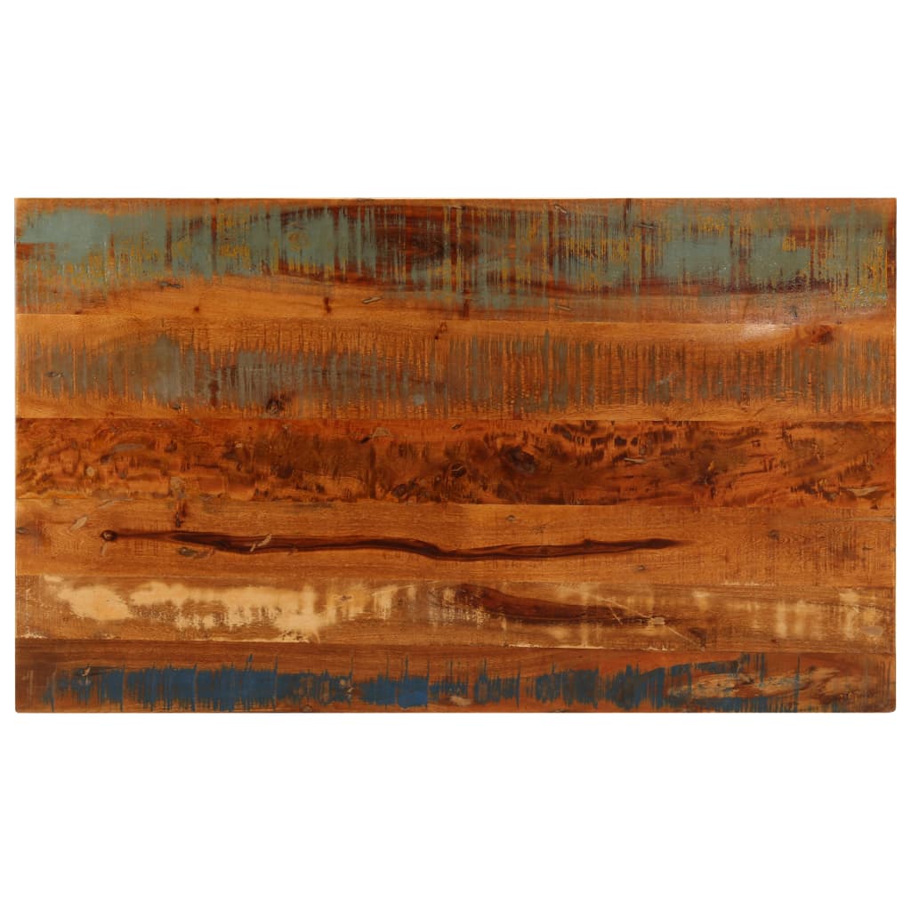 Sohvapöytä hyllyllä 100x60x35 cm kierrätetty puu - Sisustajankoti.fi