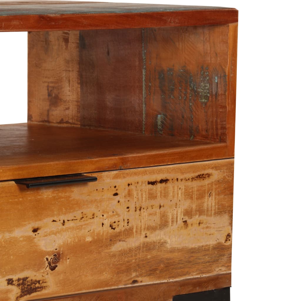 TV-taso 118x35x45 cm kierrätetty puu - Sisustajankoti.fi