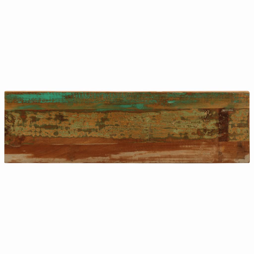 Sivupöytä 120x35x76 cm kierrätetty puu ja teräs - Sisustajankoti.fi