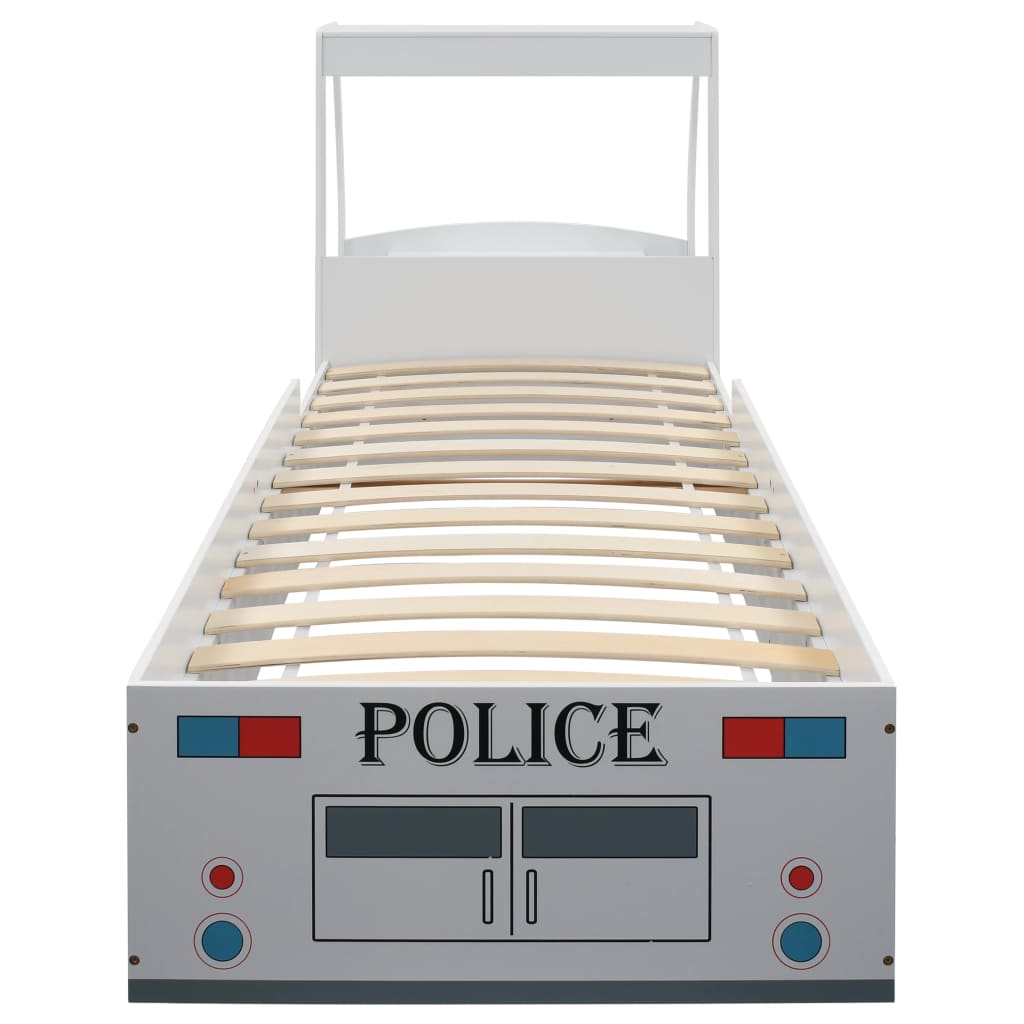 Lastensänky pöydällä poliisiauto 90x200 cm - Sisustajankoti.fi