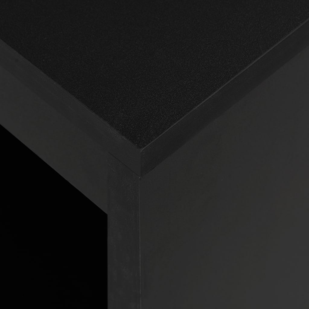 Baaripöytä hyllyllä musta 110x50x103 cm - Sisustajankoti.fi