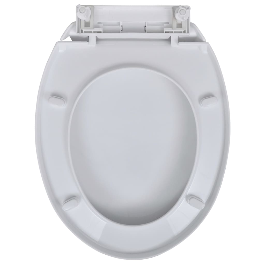 WC-istuimet soft-close kansilla 2 kpl muovi valkoinen - Sisustajankoti.fi