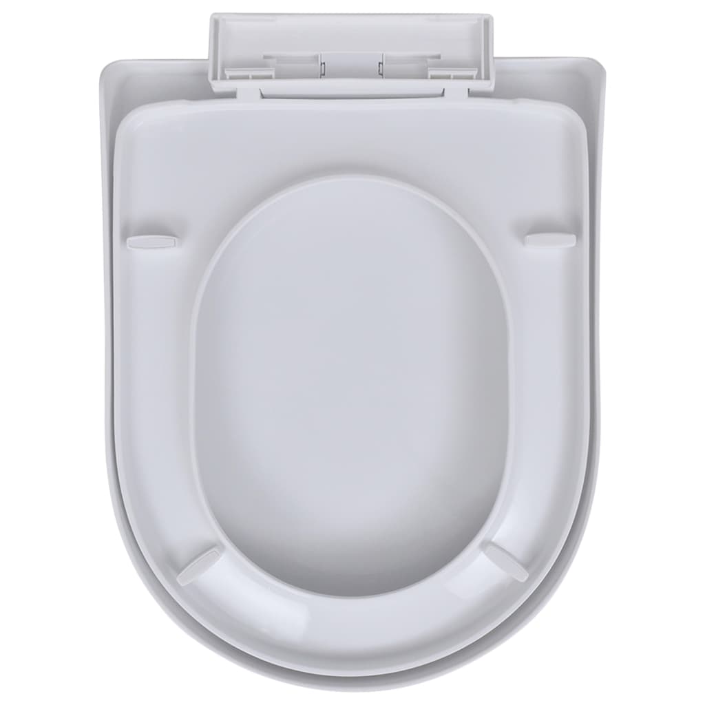 WC-istuimet soft-close kansilla 2 kpl muovi valkoinen - Sisustajankoti.fi