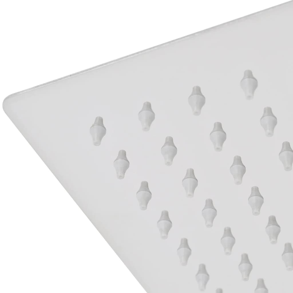 Sadesuihkupää 2 kpl ruostumaton teräs 20x20 cm - Sisustajankoti.fi