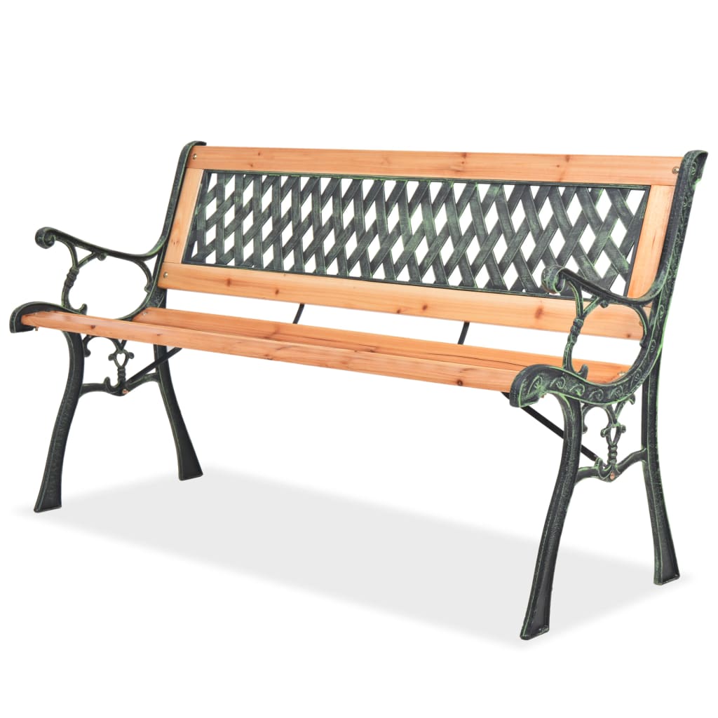Puutarhapenkki 122 cm puu - Sisustajankoti.fi