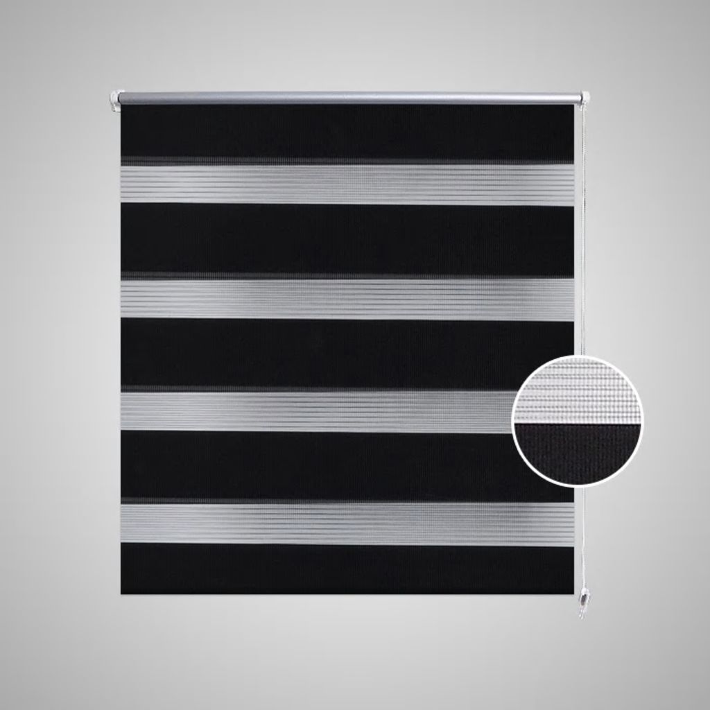Zebra rullakaihdin 50 x 100 cm musta - Sisustajankoti.fi