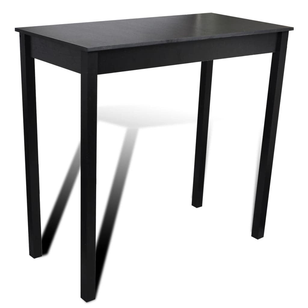 Baaripöytä 115x55x107 cm musta - Sisustajankoti.fi
