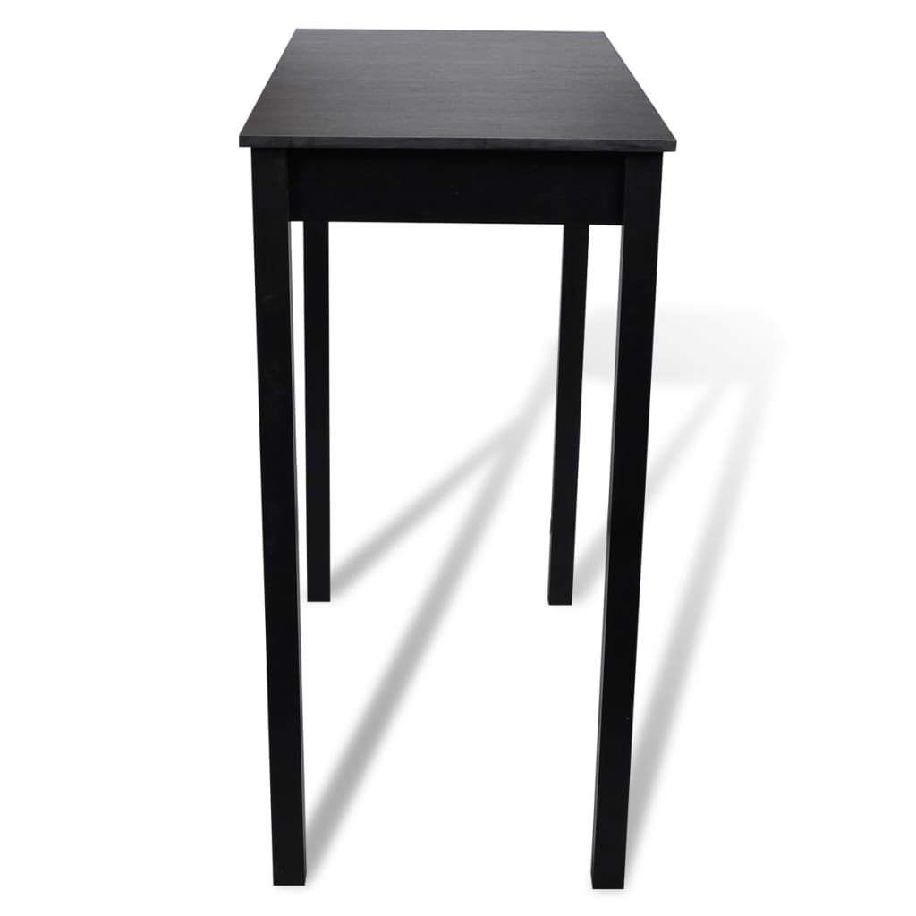 Baaripöytä 115x55x107 cm musta - Sisustajankoti.fi