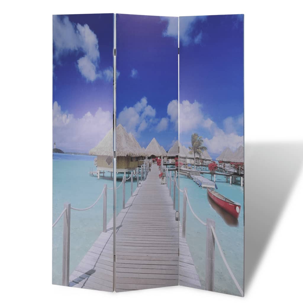 Taitettava tilanjakaja 120x170 cm ranta - Sisustajankoti.fi