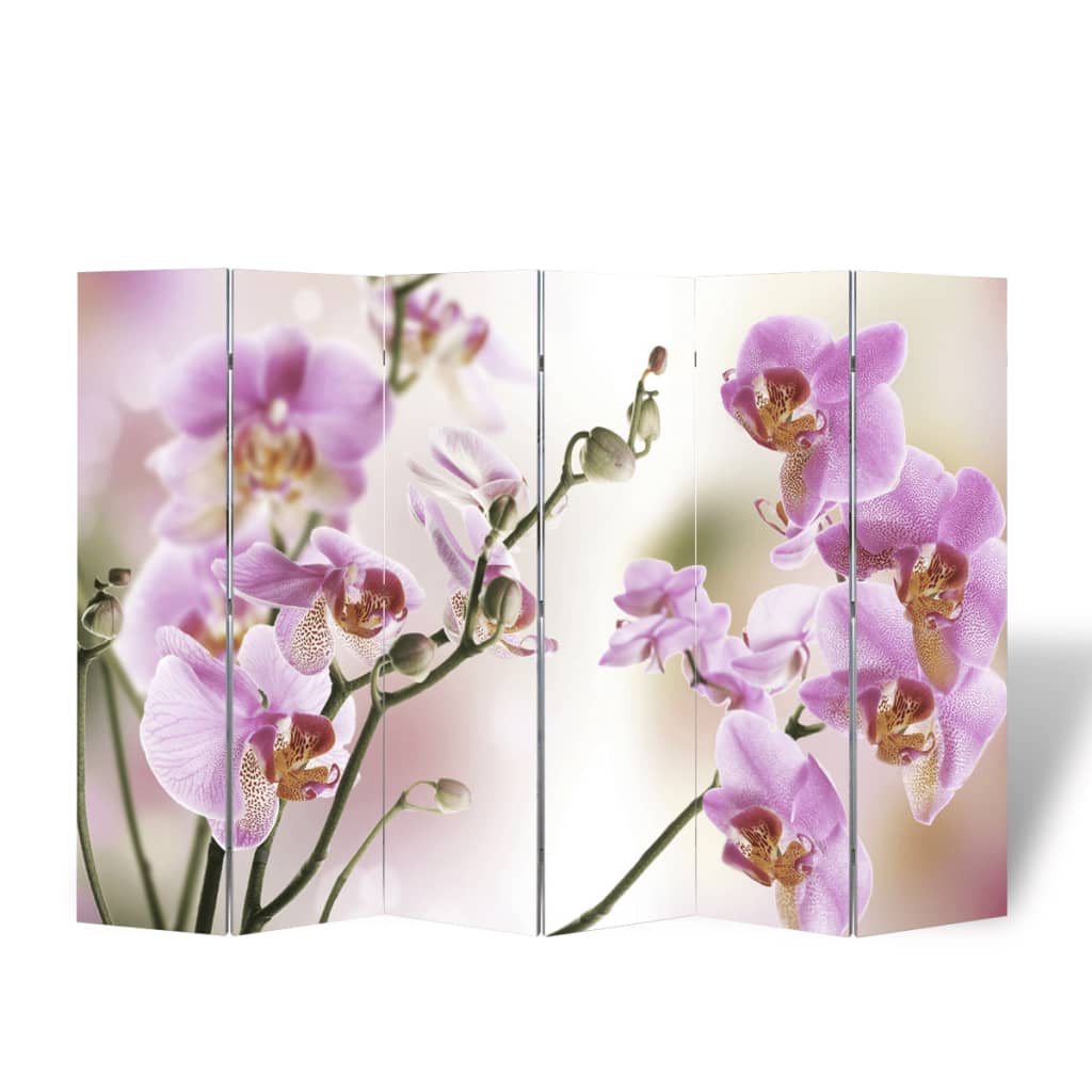Taitettava tilanjakaja 240x170 cm kukka - Sisustajankoti.fi