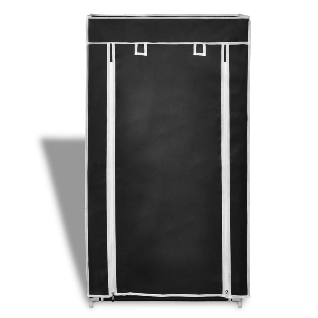 Kankainen Kenkäkaappi 58 x 28 x 106 cm Musta - Sisustajankoti.fi