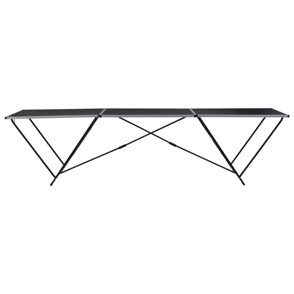 Taittuva tapetointipöytä MDF ja alumiini 300x60x78 cm - Sisustajankoti.fi
