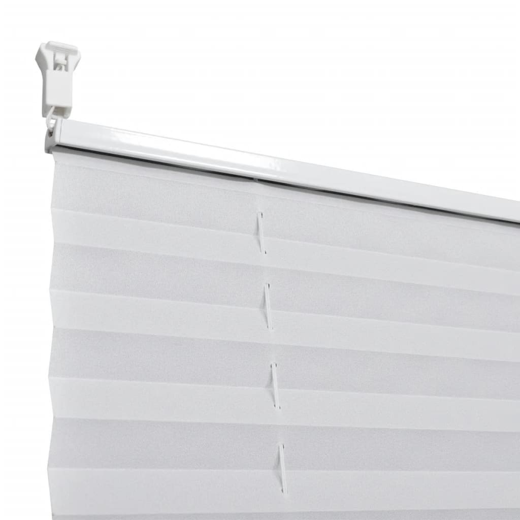 Plisse Kaihdin 50x125cm Valkoinen Laskosverhot - Sisustajankoti.fi