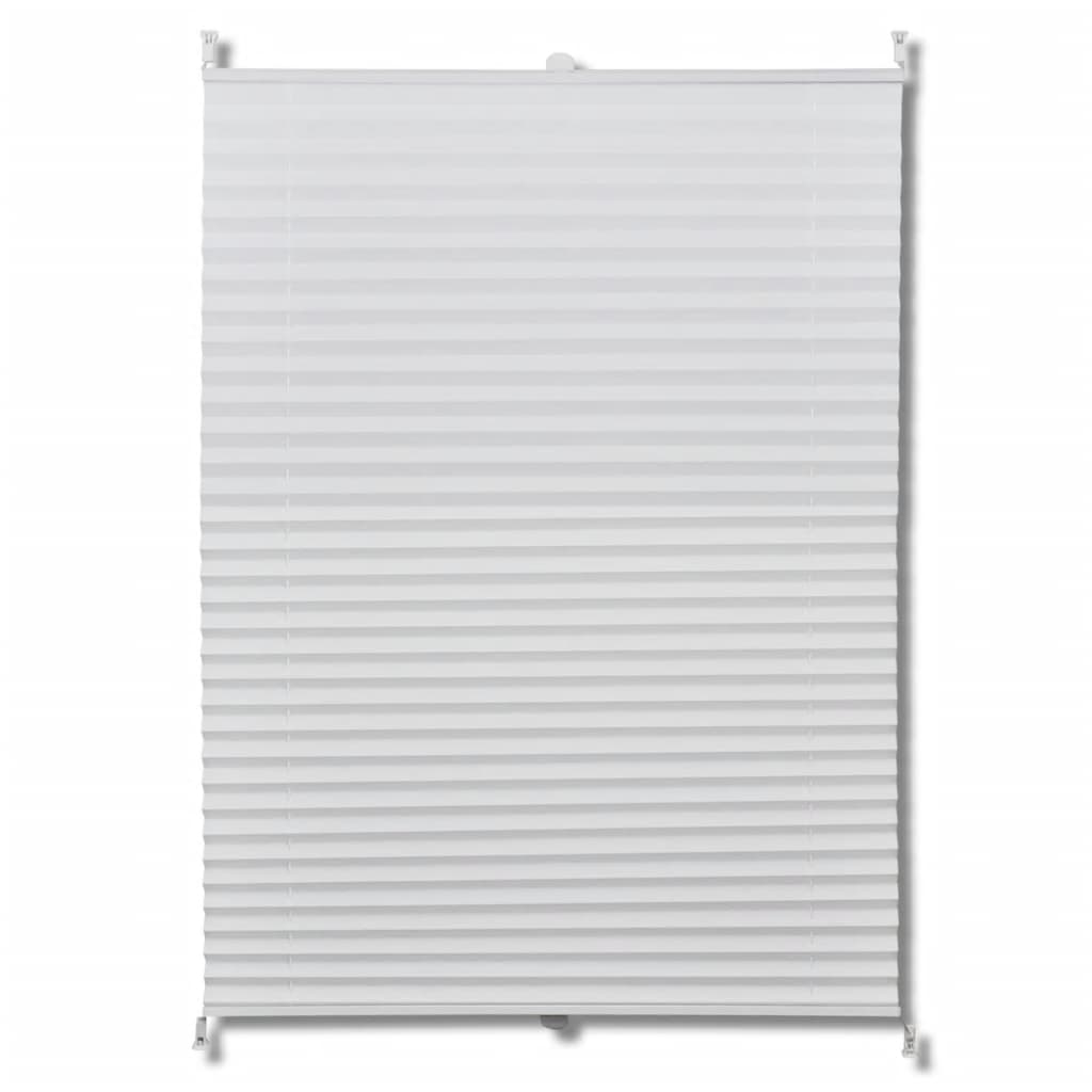 Plisse Kaihdin 50x150cm Valkoinen Laskosverhot - Sisustajankoti.fi