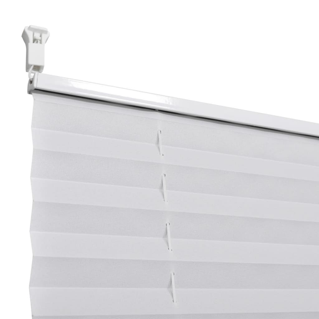 Plisse Kaihdin 90x150cm Valkoinen Laskosverhot - Sisustajankoti.fi